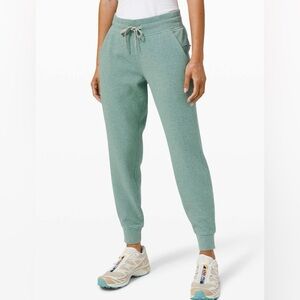 Lululemon Warm Down High-Rise Jogger - Heathered Tidewater Teal